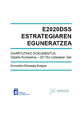 Actualisation du E2020DSS Plan Stratégique de Donostia/Saint-Sébastien. Basque version.