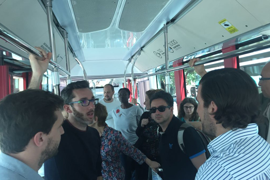 Visita de estudiantes de École d’urbanisme de Paris