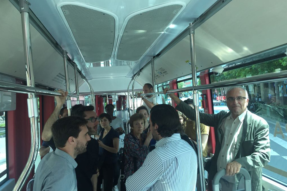 Visita de estudiantes de École d’urbanisme de Paris