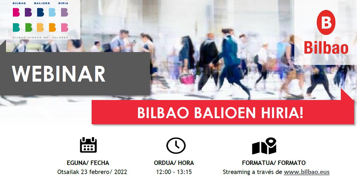 Webinar ´Bilbao Balioen Hiria´