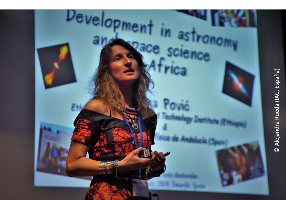 Mirjana Povic astrofisikariaren hitzaldia: “Kosmosari Afrikatik begira”